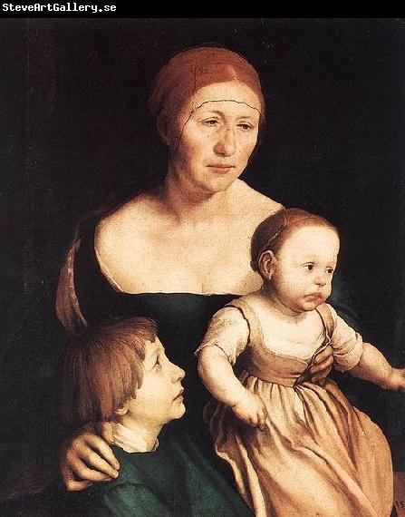 Hans holbein the younger The Artist's Family